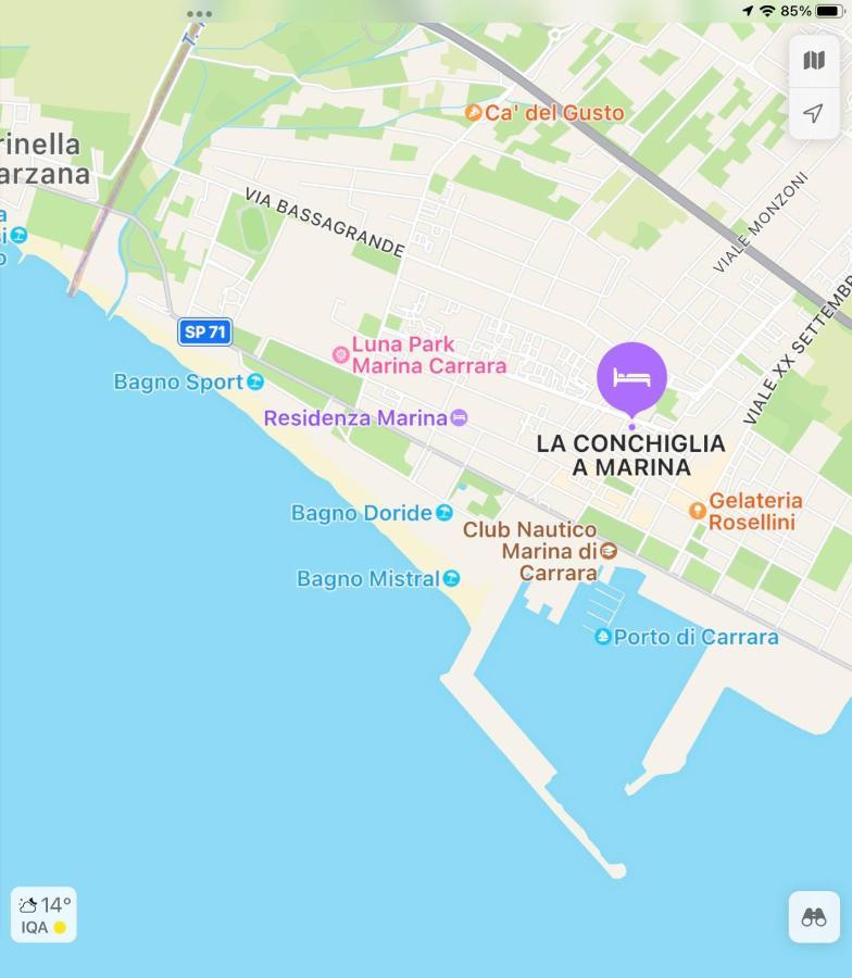 La Conchiglia A Marina Apartment Marina Di Carrara Exterior photo